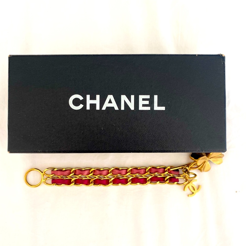 Chanel Charm Bracelet. 4 leaf clover